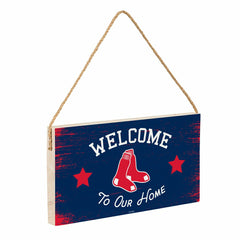 Boston Red Sox Wood Wall Sign, 6x11, MLB, Home
