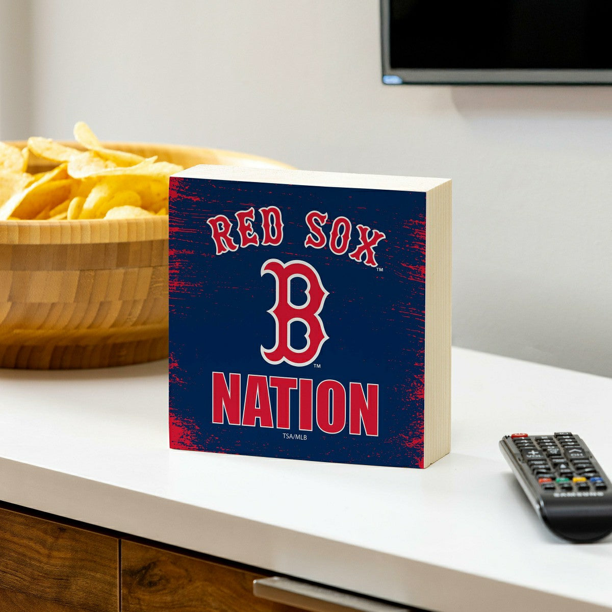 Boston Red Sox Plock, Down Home Fans, 6x6, MLB, Home