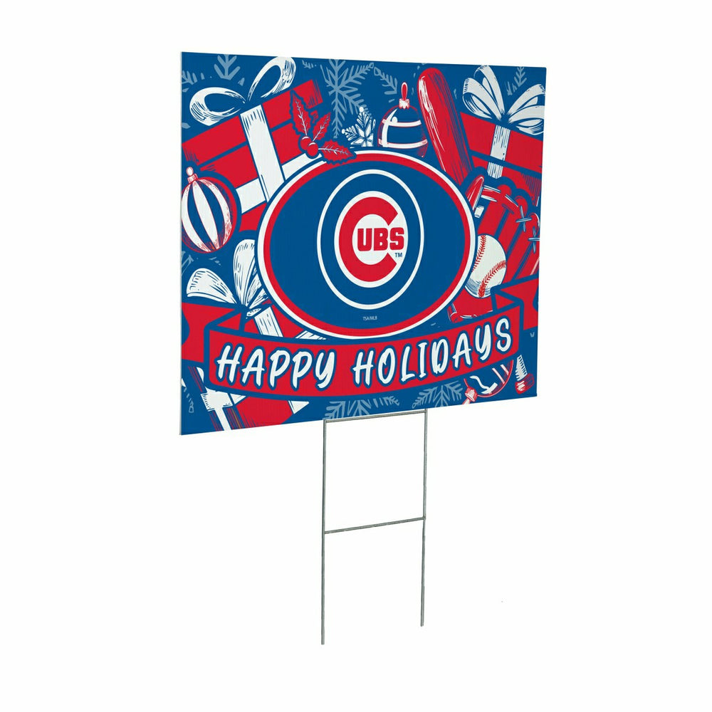 Chicago Cubs Yard Sign, Holiday, MLB, Home