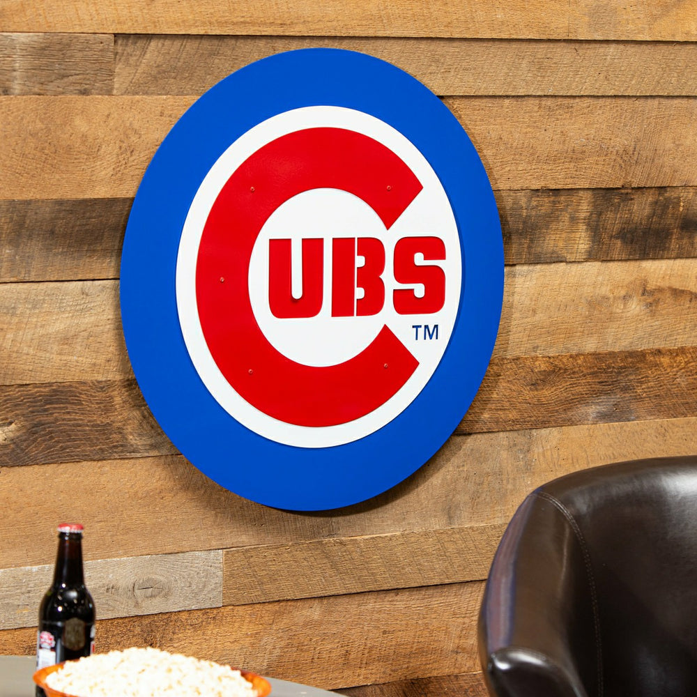 Chicago Cubs Premier Metal Wall Art, MLB, Home
