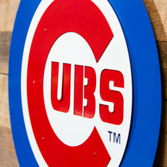 Chicago Cubs Premier Metal Wall Art, MLB, Home