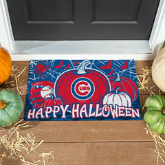 Chicago Cubs Halloween PVC Mat, 28"x16", MLB