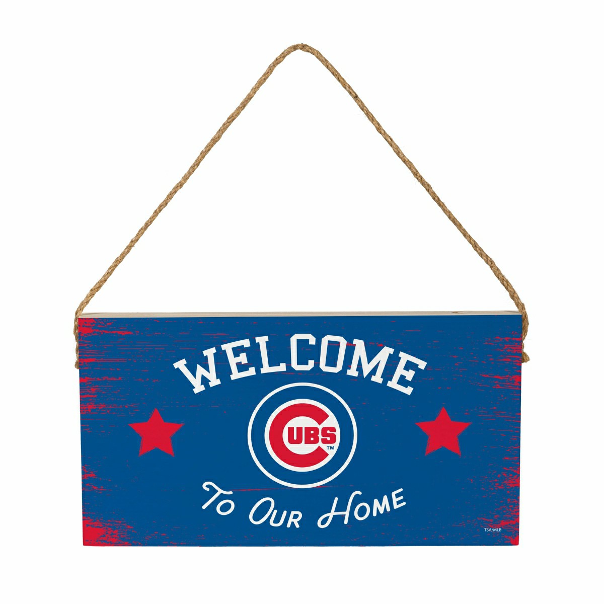 Chicago Cubs Wood Wall Sign, 6x11, MLB, Home