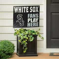 Chicago White Sox Coroplast Yard Sign "Fans Play Here", MLB, Home