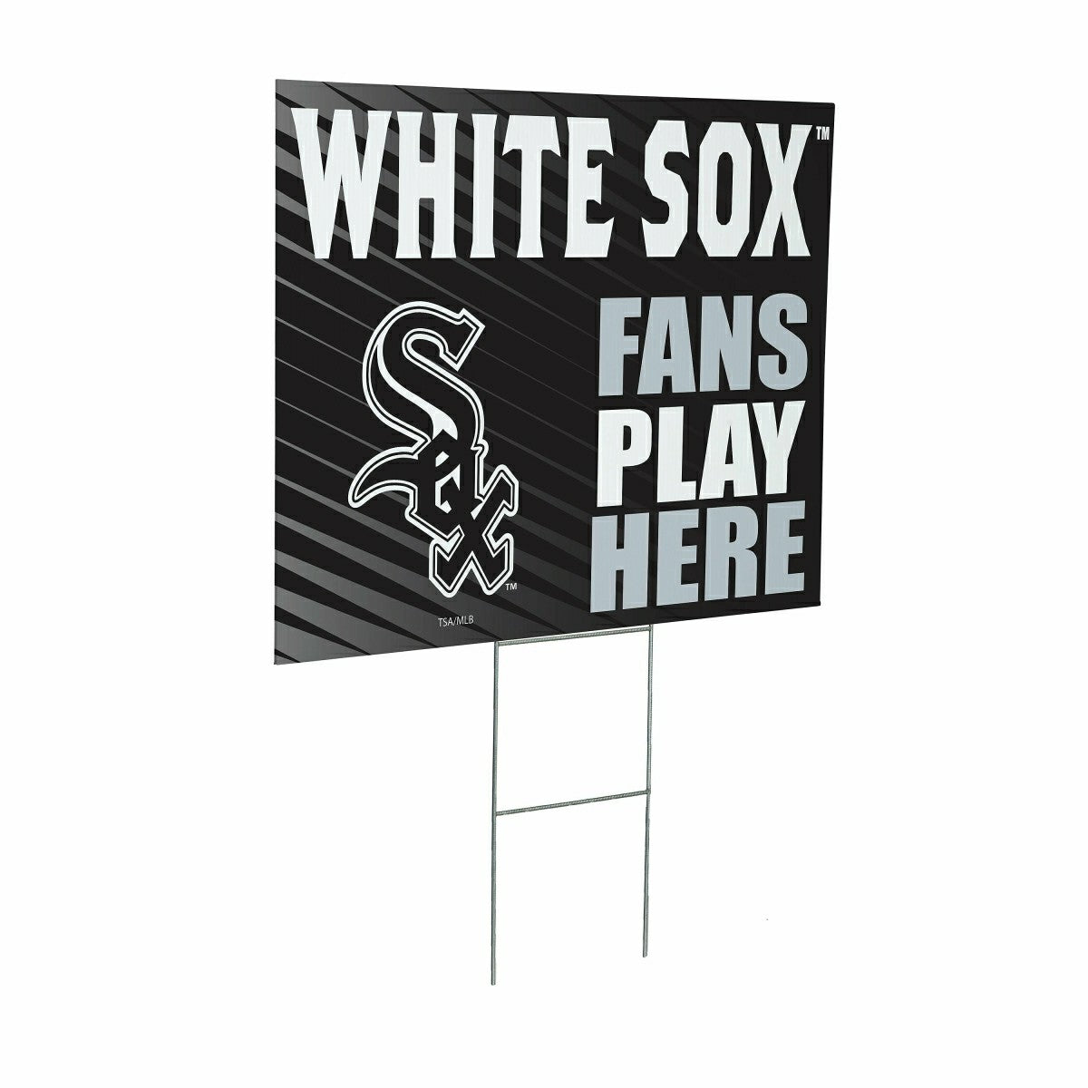 Chicago White Sox Coroplast Yard Sign "Fans Play Here", MLB, Home