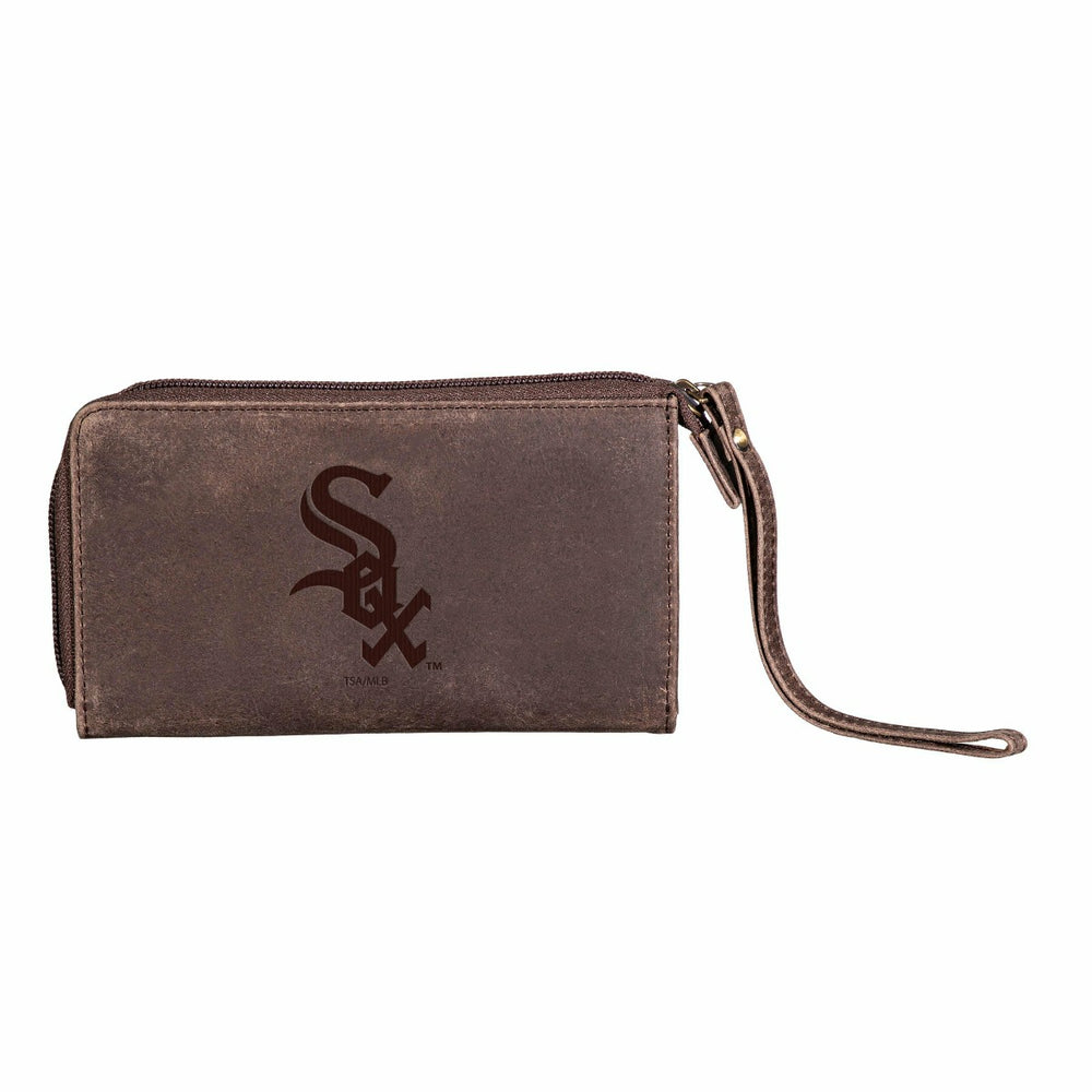 Chicago White Sox Wristlet Wallet Brown, MLB, Home