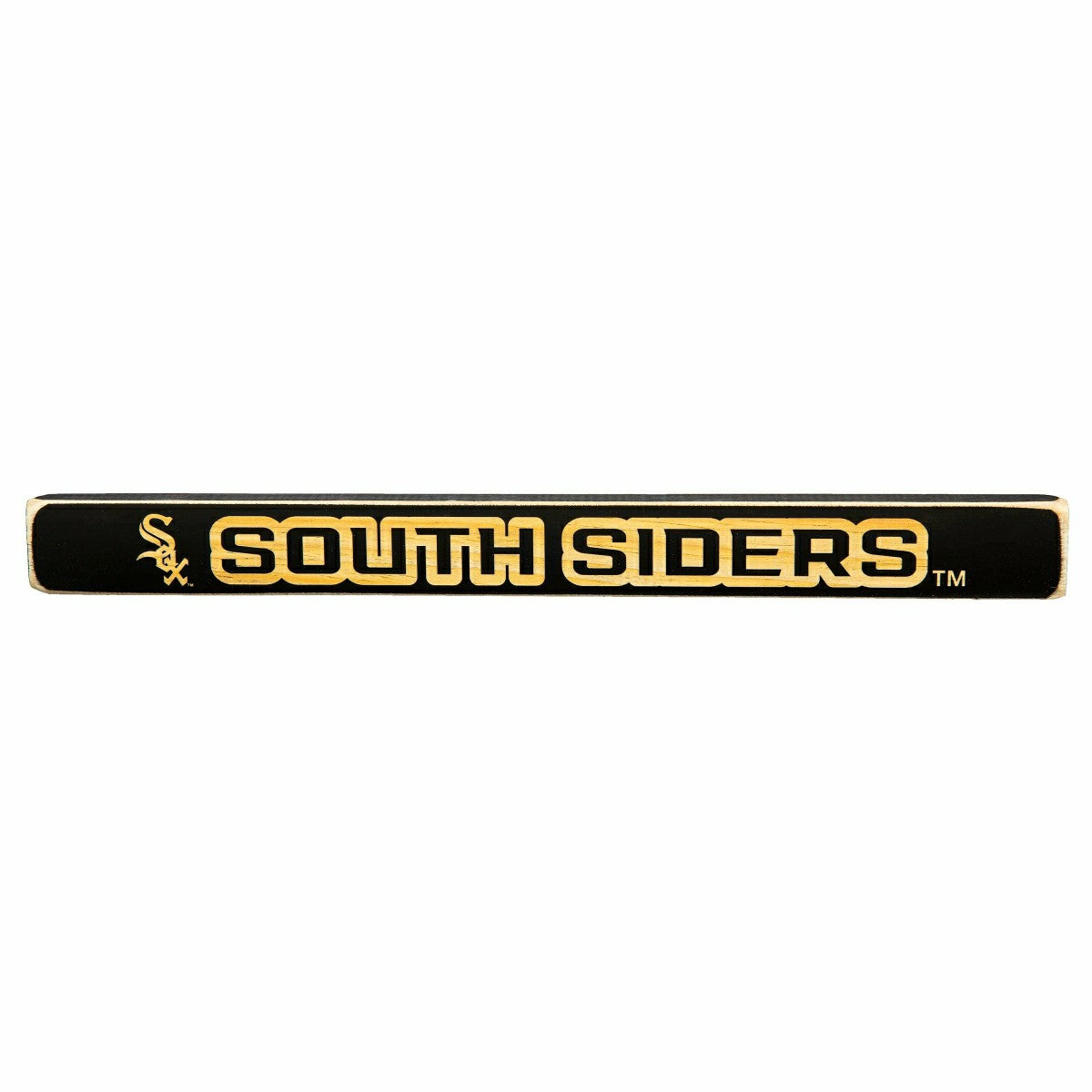 Chicago White Sox Engraved Wood Sign, 1.5" x 18", MLB, Home