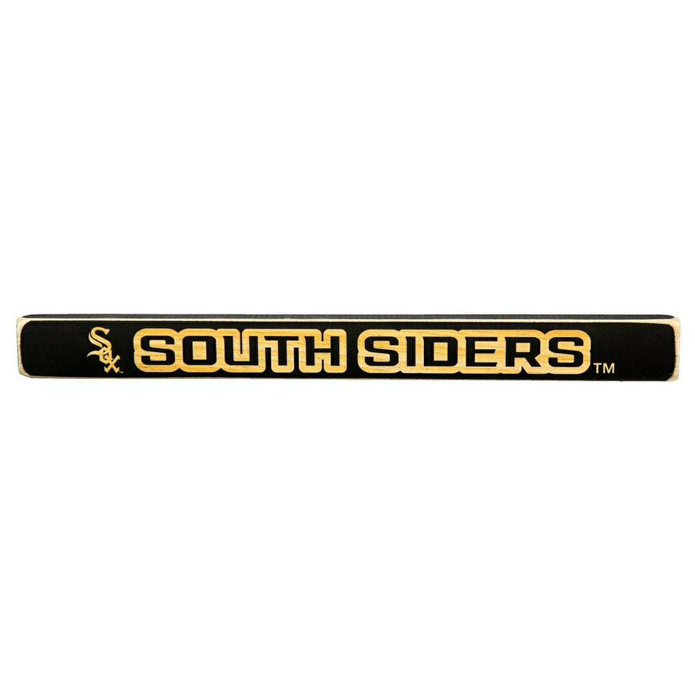 Chicago White Sox Engraved Wood Sign, 1.5" x 18", MLB, Home