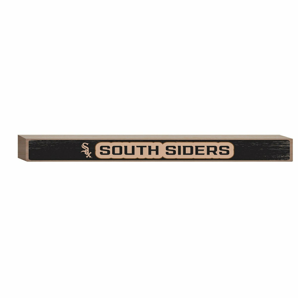 Chicago White Sox Engraved Wood Sign, 1.5" x 18", MLB, Home