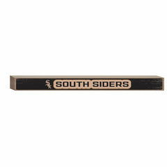Chicago White Sox Engraved Wood Sign, 1.5" x 18", MLB, Home