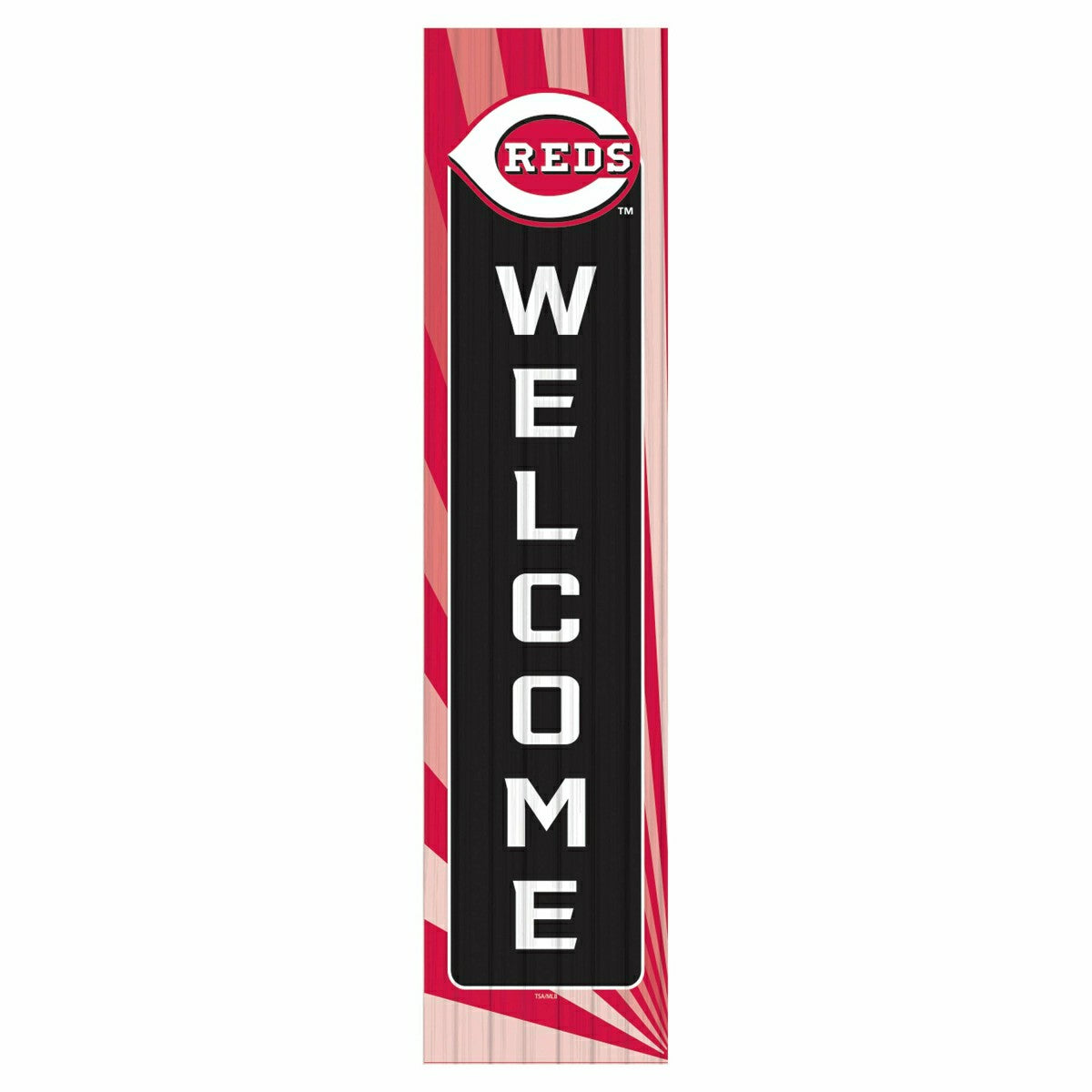 Cincinnati Reds, Summer Seasonal Leaner, 46" Single Sided, MLB, Home