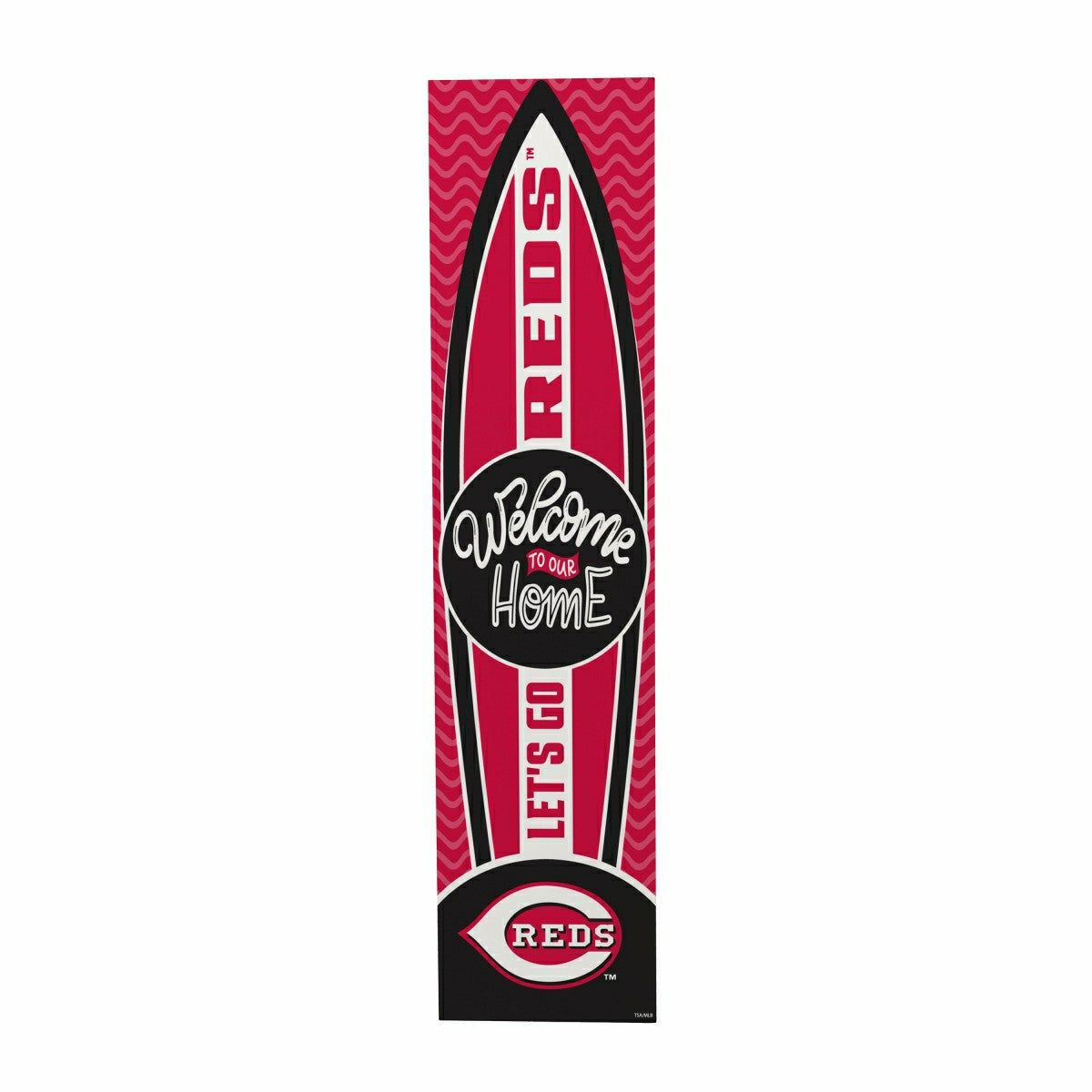 Cincinnati Reds Summer Seasonal Surfboard ECM Exclusive 47" Single Sid, MLB, Home