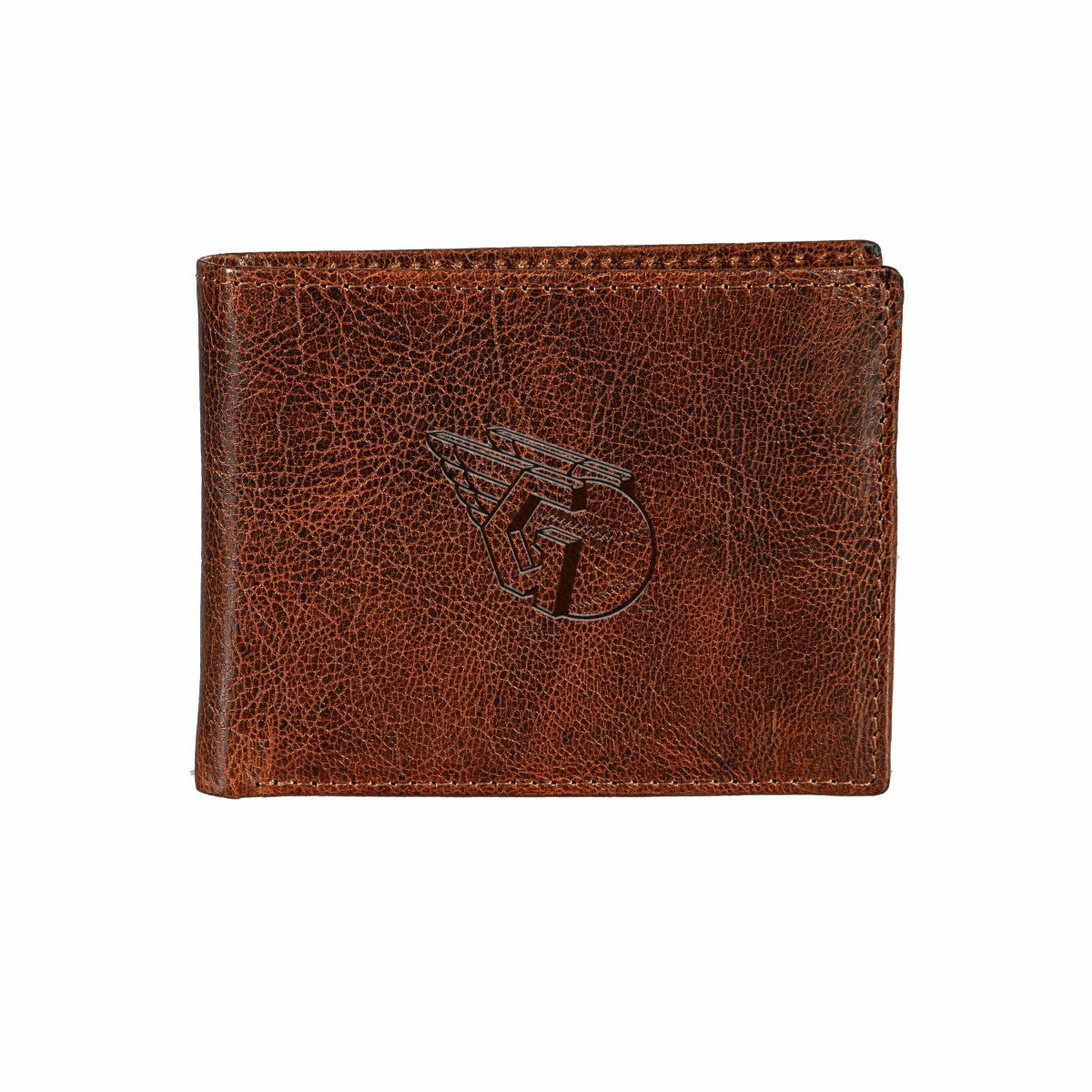 Cleveland Guardians, Embossed 100% Genuine Tumbled Leather Passcase Bi, MLB, Home