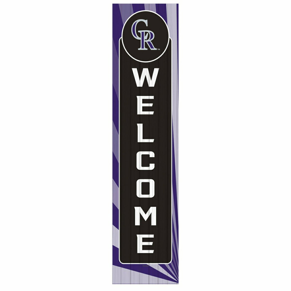 Colorado Rockies, Summer Seasonal Leaner, 46" Single Sided, MLB, Home
