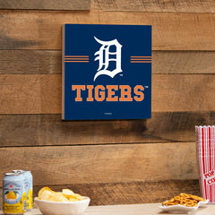 Detroit Tigers Wood Wall Sign, 12x12, MLB, Home