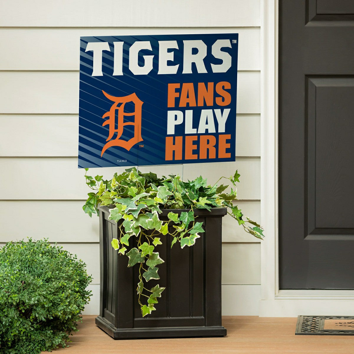 Detroit Tigers Coroplast Yard Sign "Fans Play Here", MLB, Home