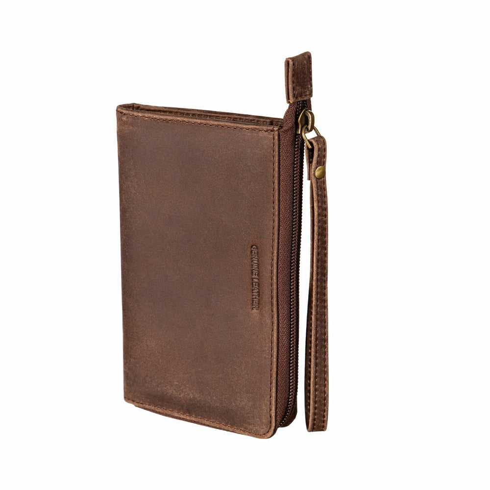 Detroit Tigers Wristlet Wallet Brown, MLB, Home