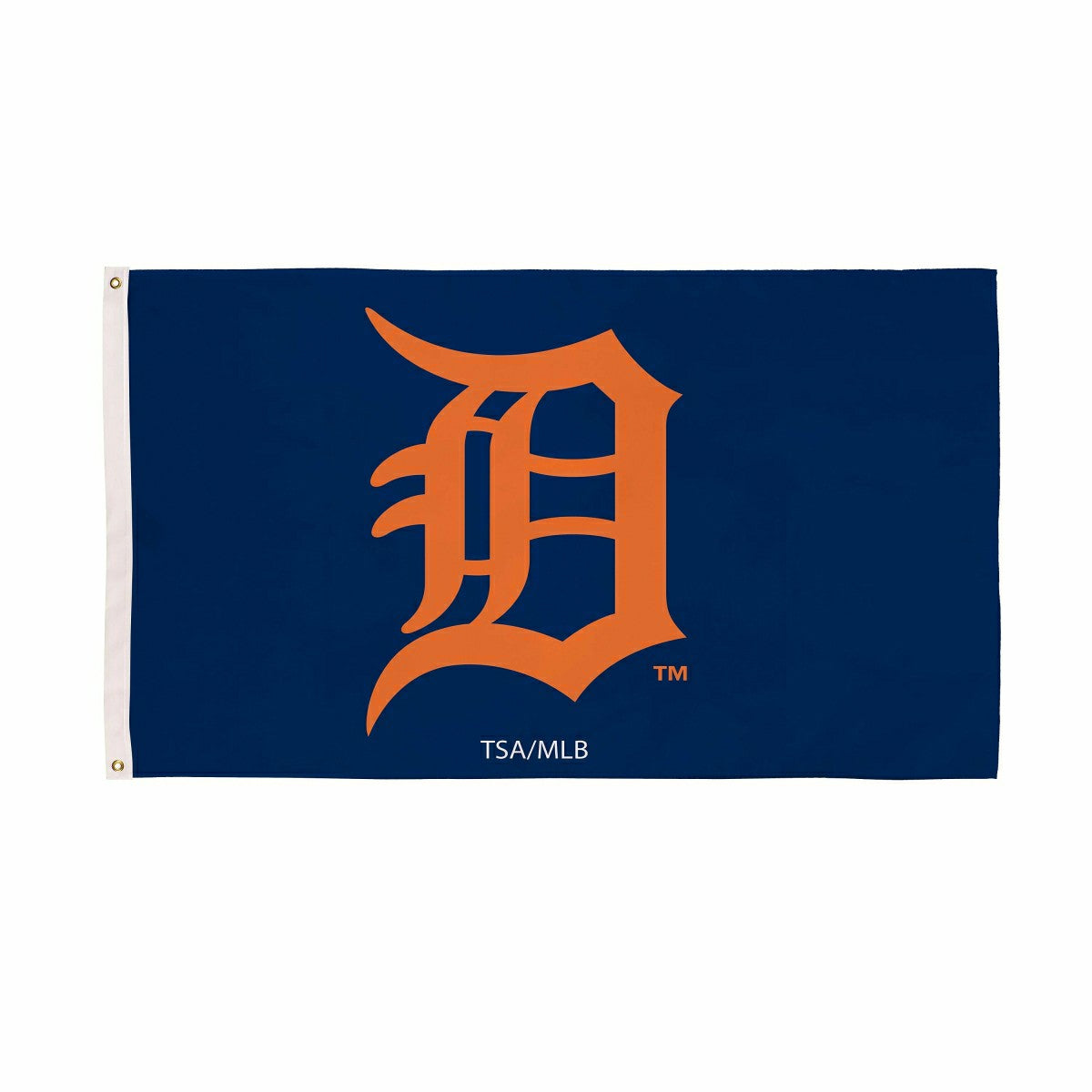 Detroit Tigers Single Sided Flag w/ 2 Grommets, 3'x5', MLB, Home