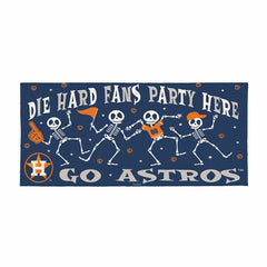 Houston Astros Flocked Coir Halloween Sassafras Switch Mat, 22"x10", MLB