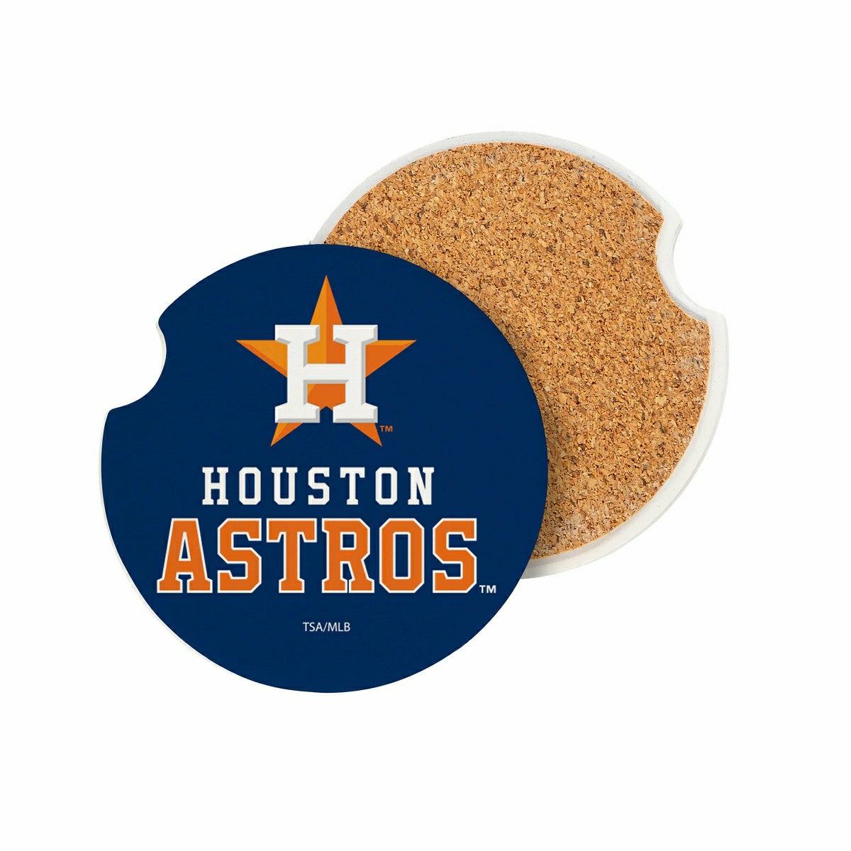 Houston Astros Car Coaster Set, 2pc, MLB, Home