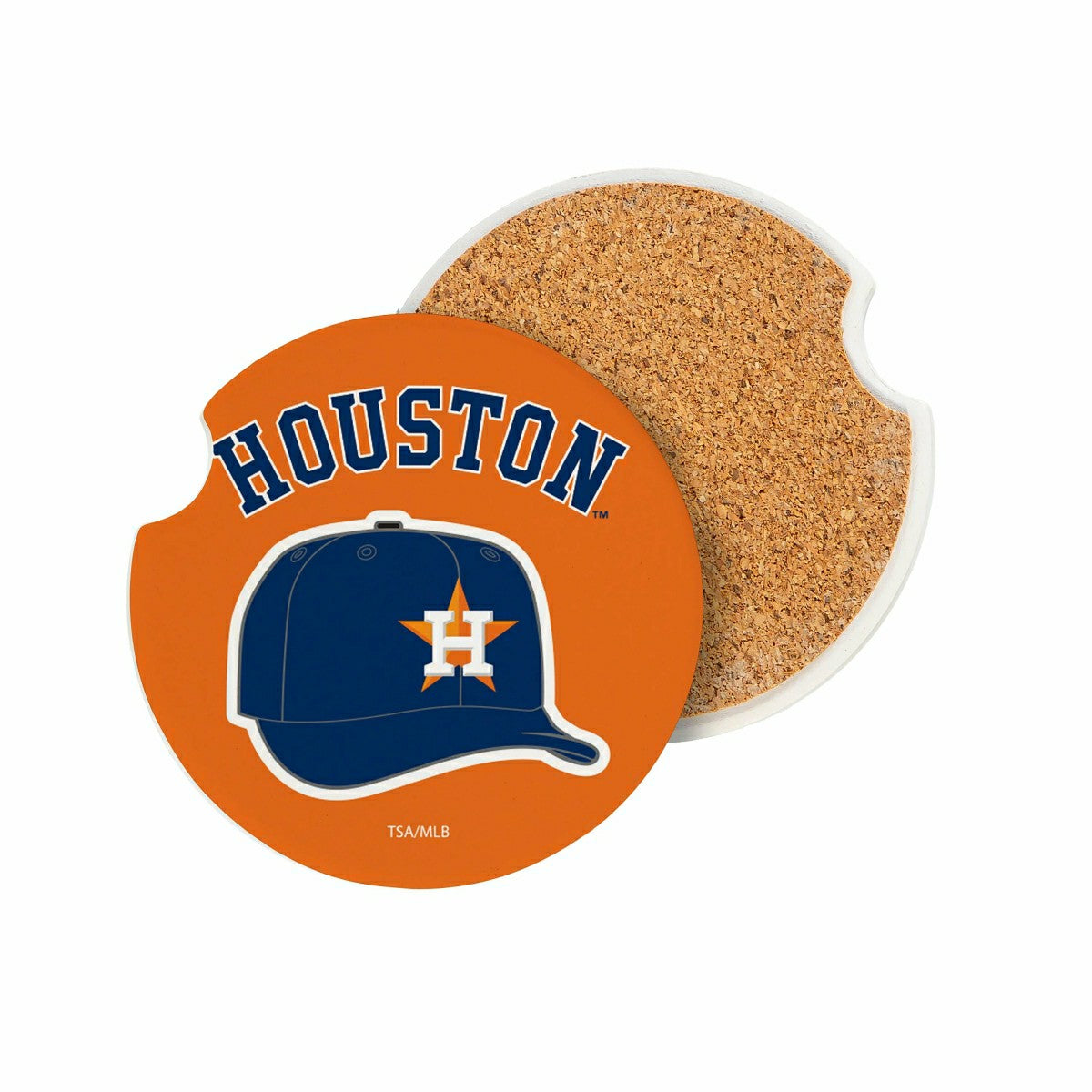 Houston Astros Car Coaster Set, 2pc, MLB, Home