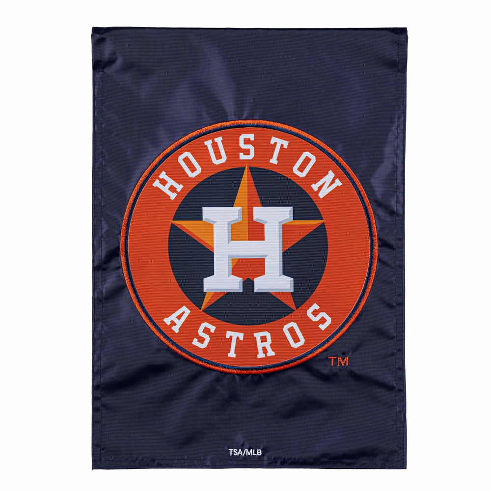 Houston Astros Appliqué Garden Flag, MLB, Home