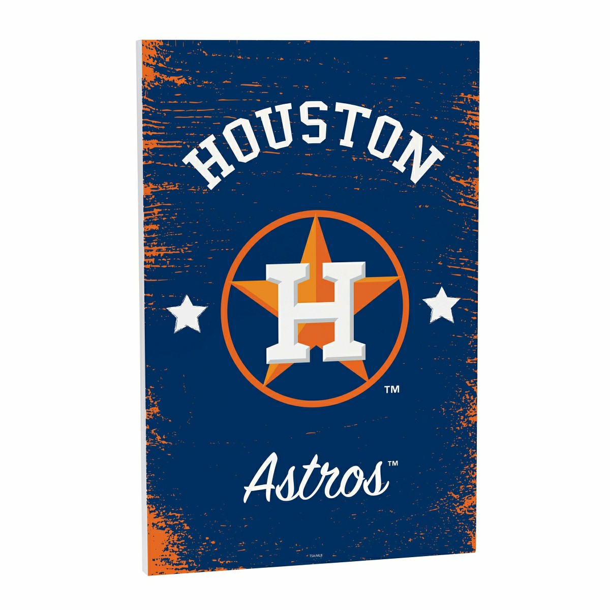 Houston Astros Wood Wall Sign, 16x24, MLB, Home
