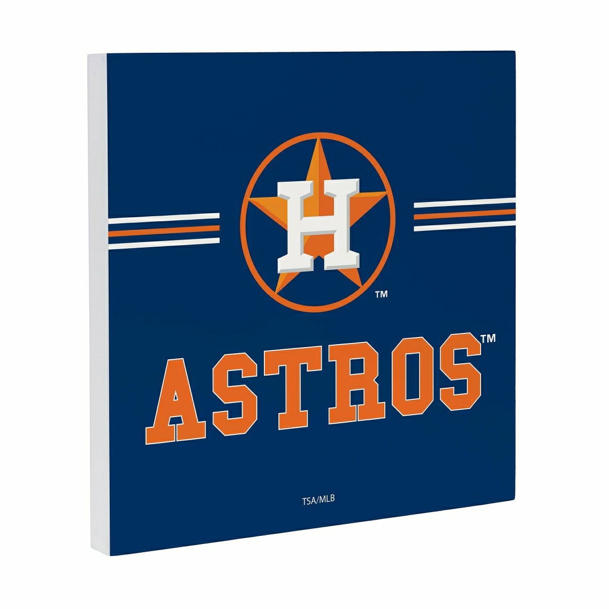 Houston Astros Wood Wall Sign, 12x12, MLB, Home