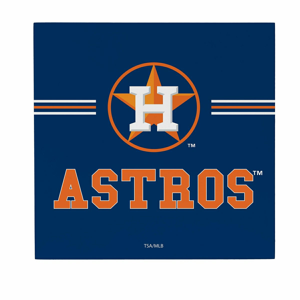 Houston Astros Wood Wall Sign, 12x12, MLB, Home