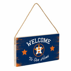 Houston Astros Wood Wall Sign, 6x11, MLB, Home