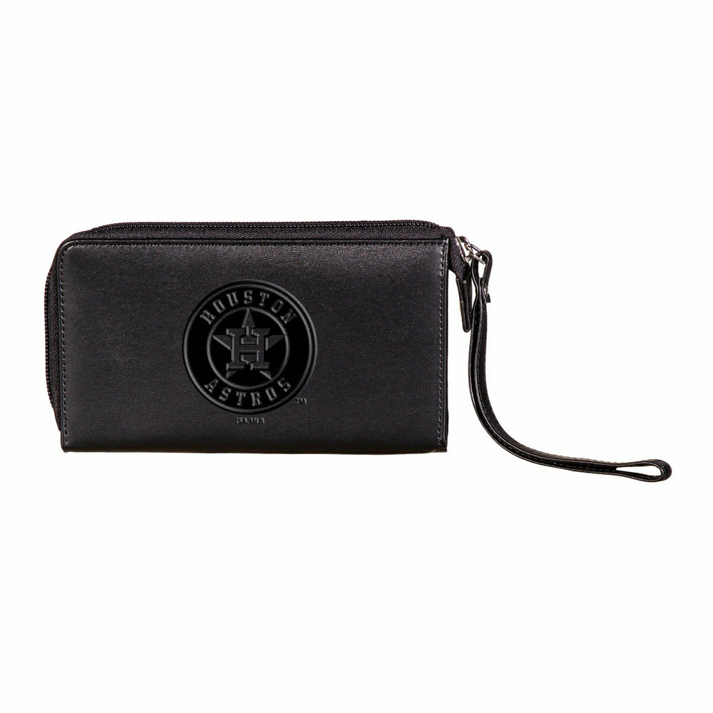 Houston Astros Wristlet Wallet Black, MLB, Home