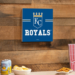 Kansas City Royals Wood Wall Sign, 12x12, MLB, Home