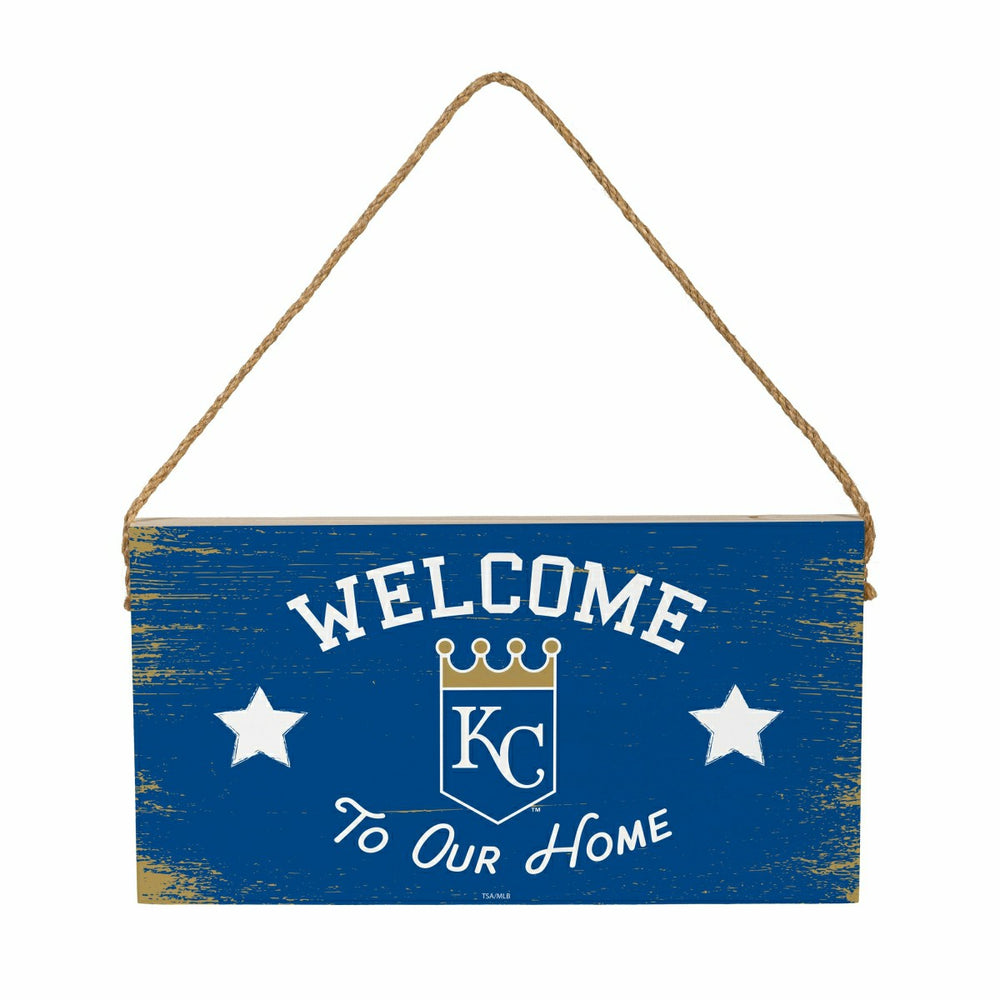 Kansas City Royals Wood Wall Sign, 6x11, MLB, Home