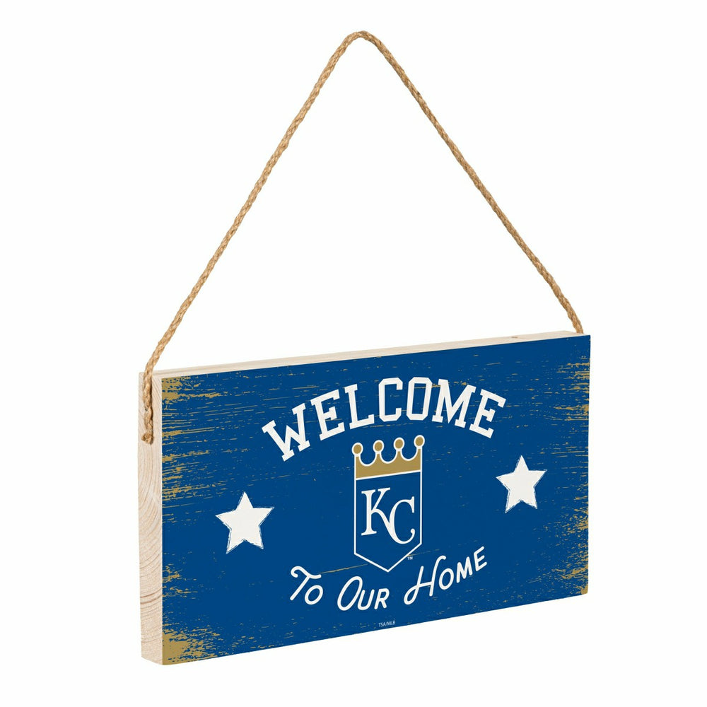 Kansas City Royals Wood Wall Sign, 6x11, MLB, Home