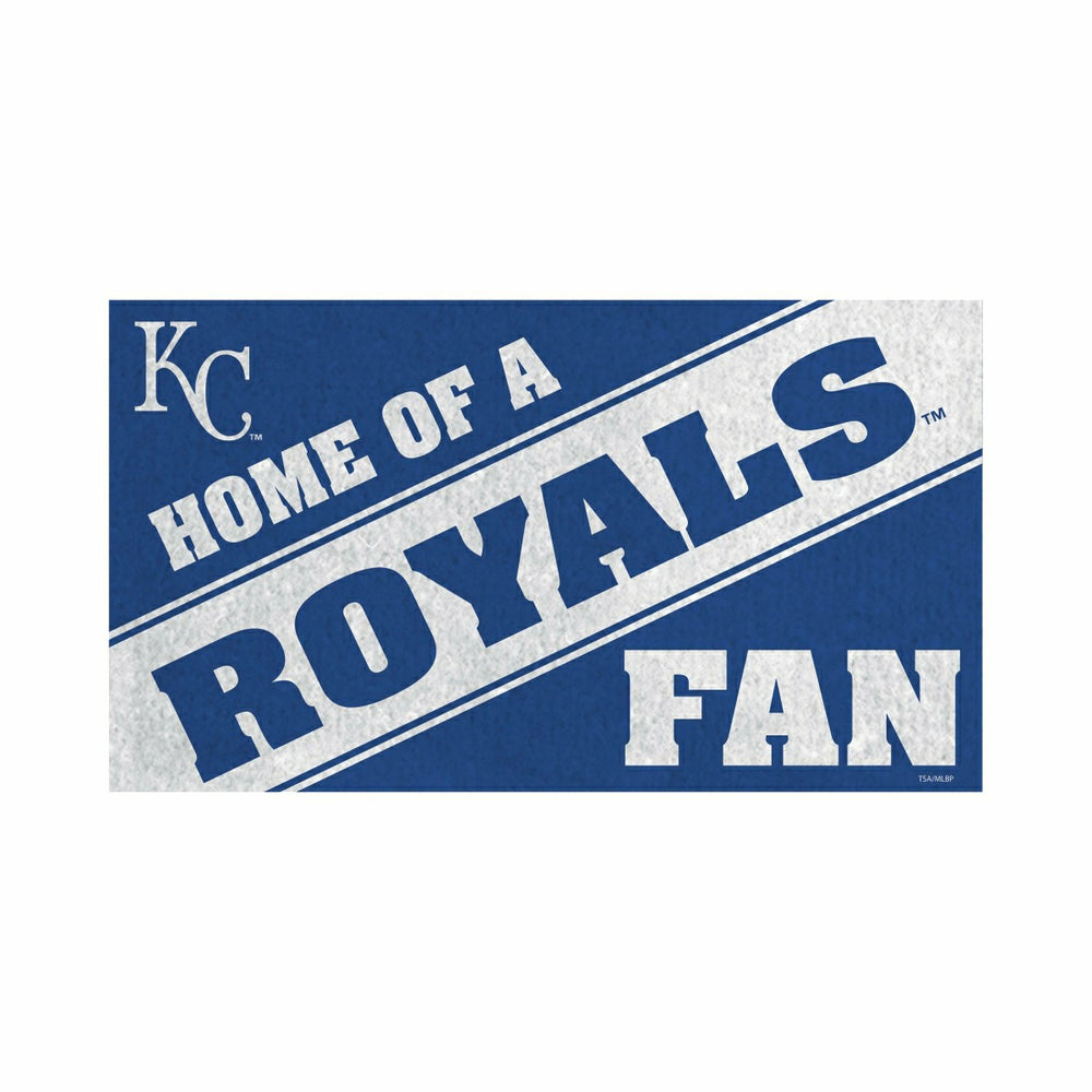 Kansas City Royals PVC Mat COLOR Home of a Fan, MLB