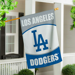 Los Angeles Dodgers Suede Flag, House, MLB, Home