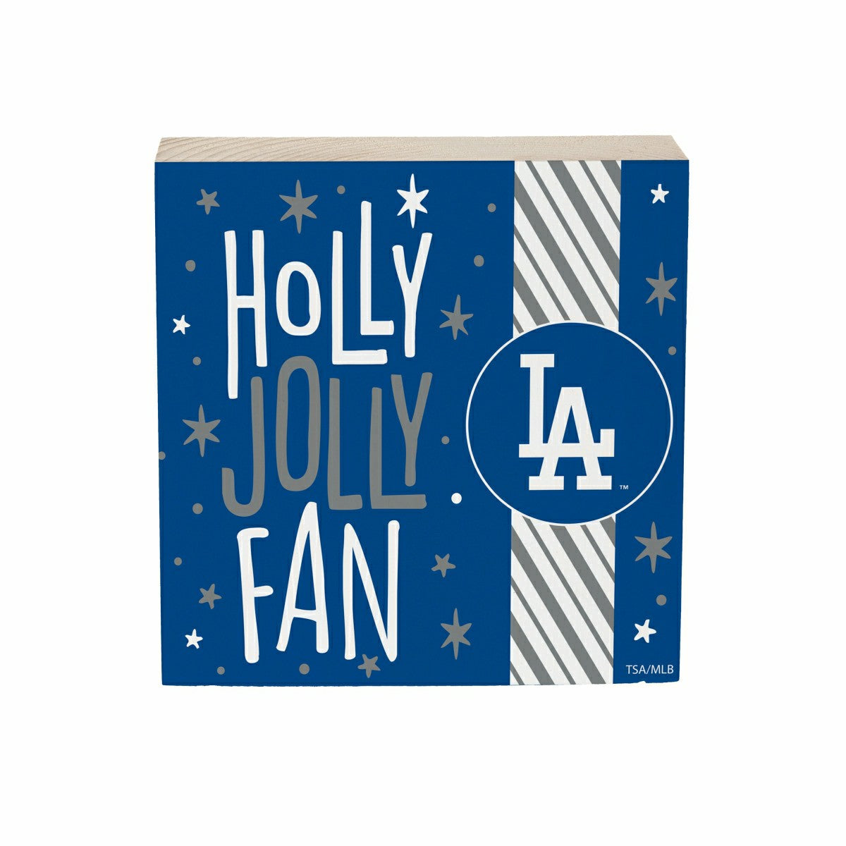 Los Angeles Dodgers Block, Holiday, 6x6, MLB, Home
