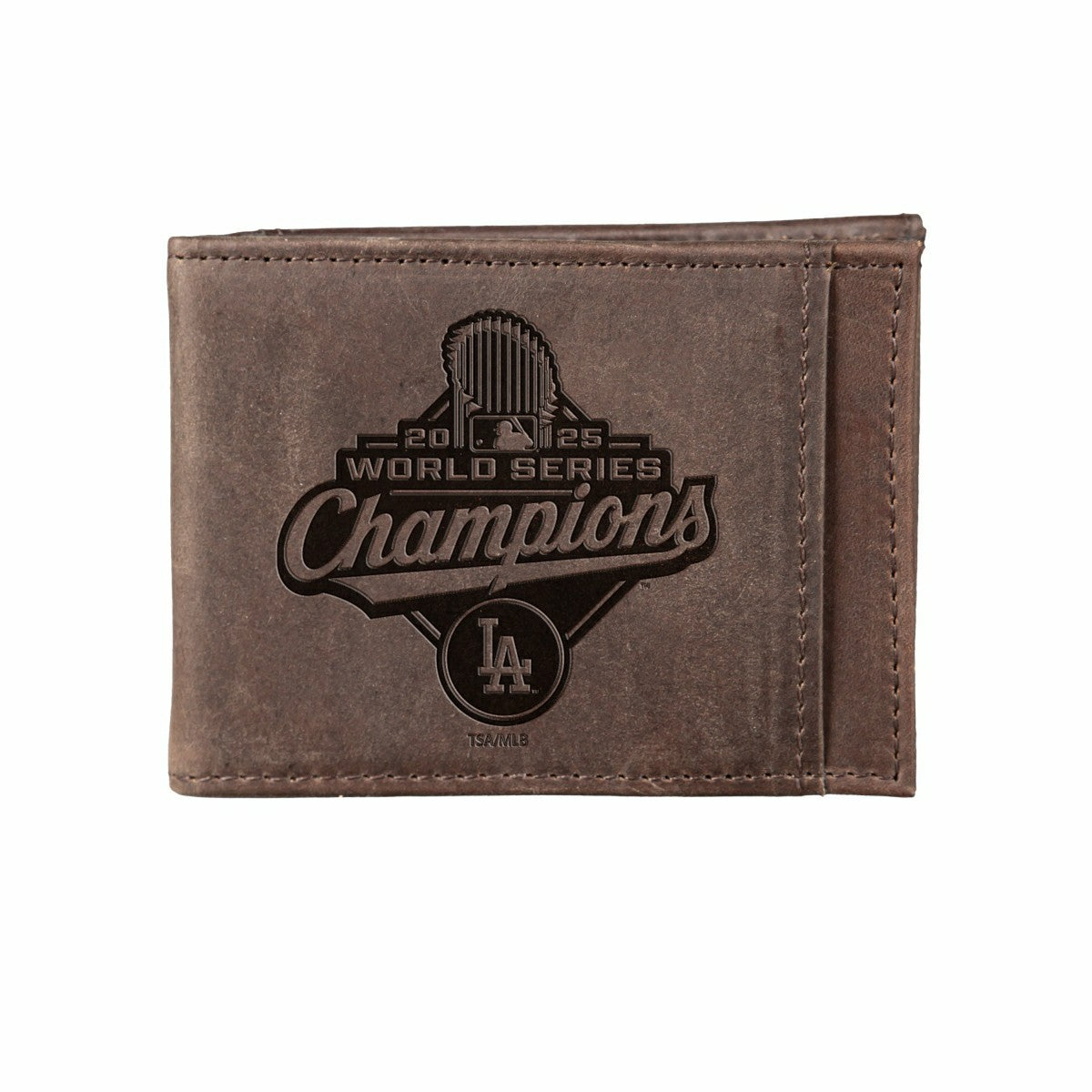 Los Angeles Dodgers, World Series 2025 Front Pocket Wallet, Brown, MLB, Home