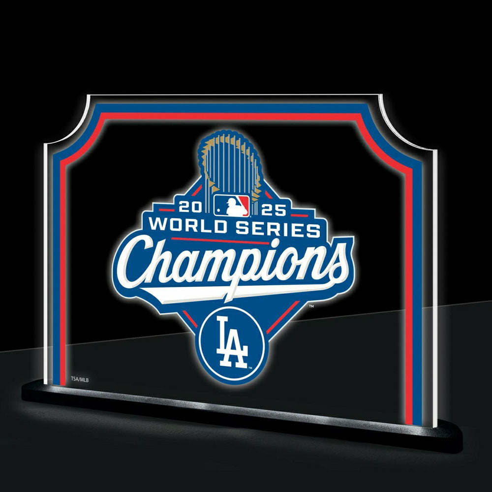 Los Angeles Dodgers, World Series 2025, Rectangle Desklite LED Decor, MLB, Home