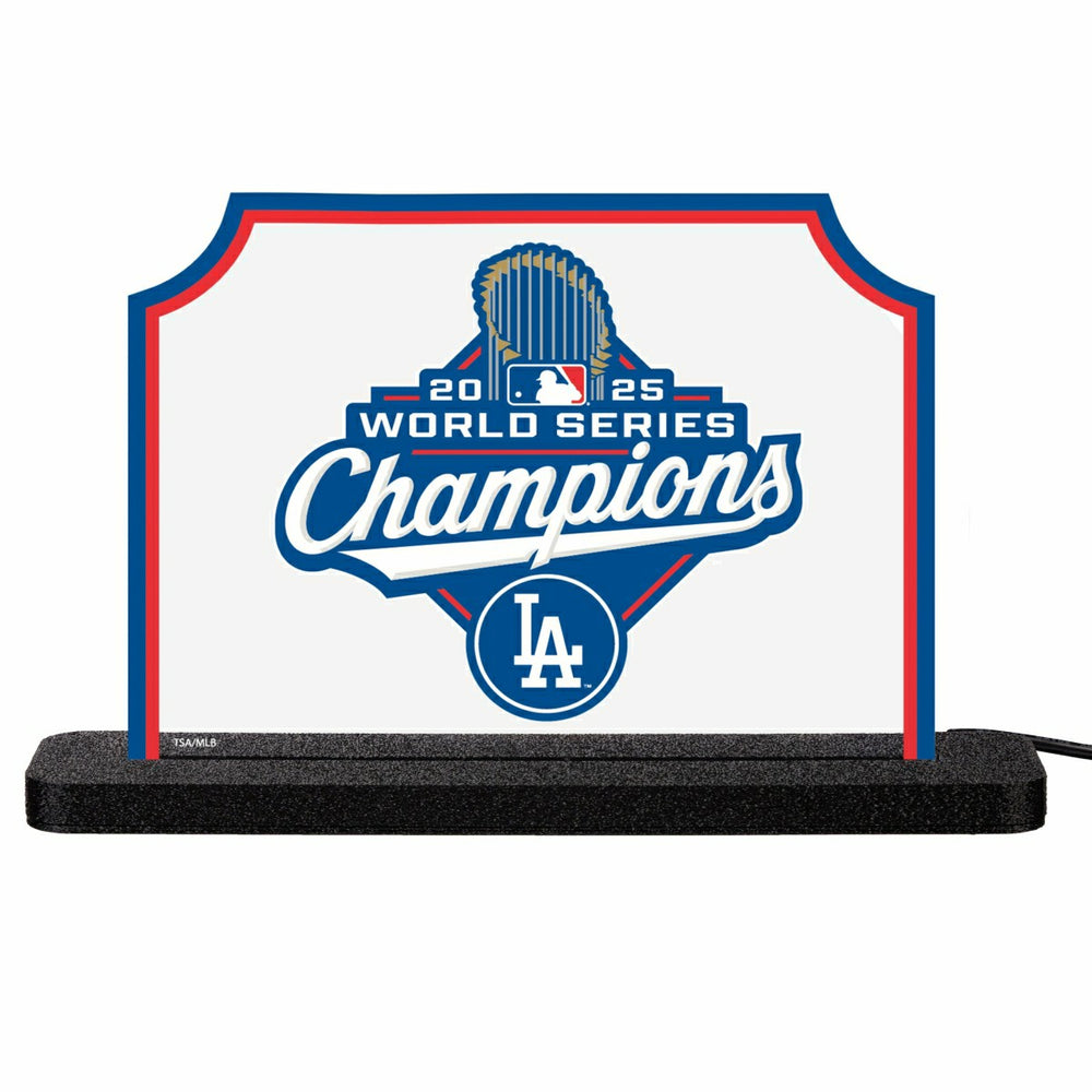 Los Angeles Dodgers, World Series 2025, Rectangle Desklite LED Decor, MLB, Home