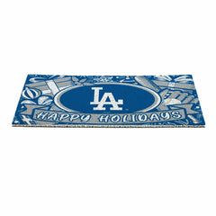 Los Angeles Dodgers Holiday PVC Mat, 28"x16", MLB