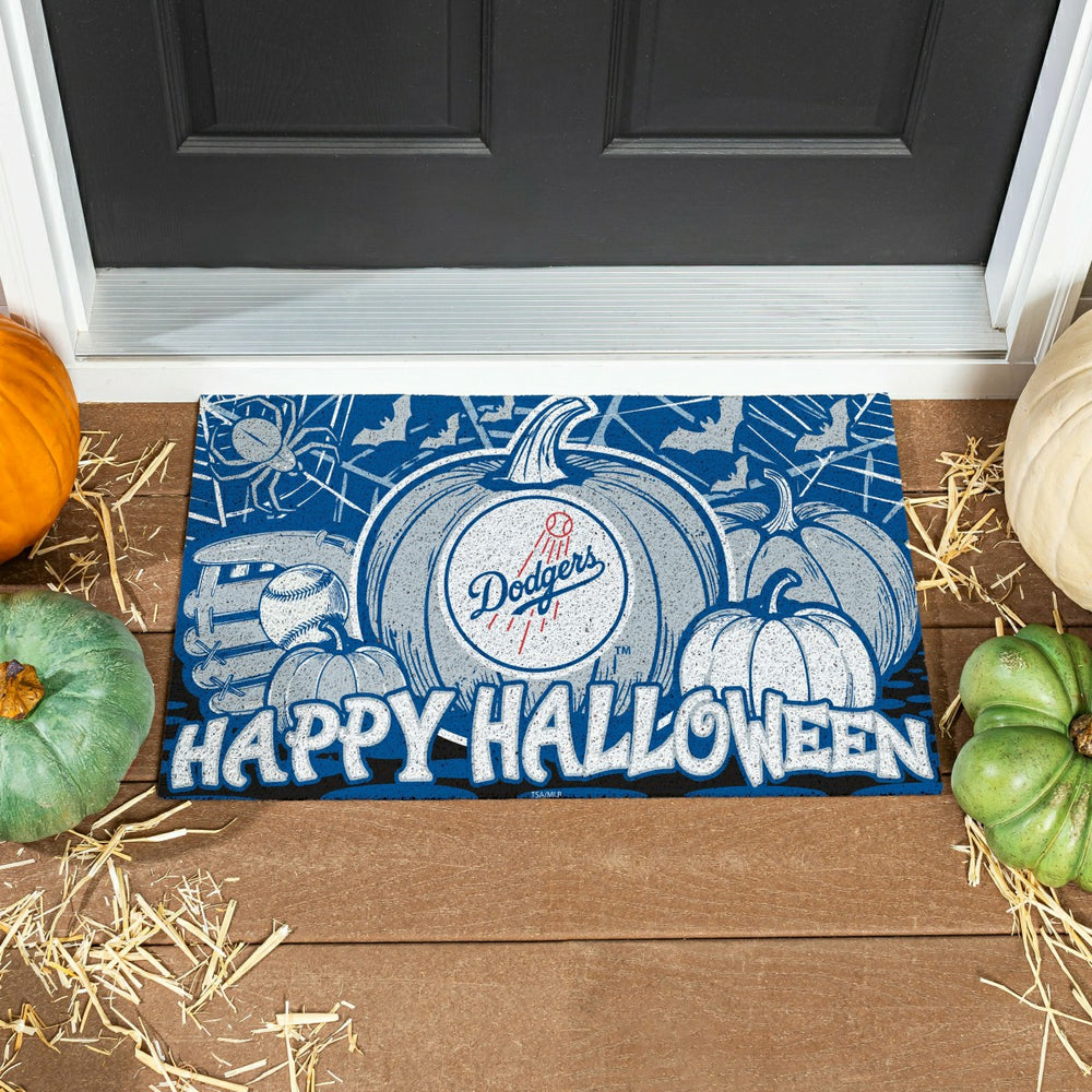 Los Angeles Dodgers Halloween PVC Mat, 28"x16", MLB