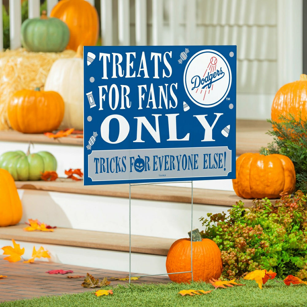 Los Angeles Dodgers Yard Sign, Halloween Treats for Fans, MLB, Home