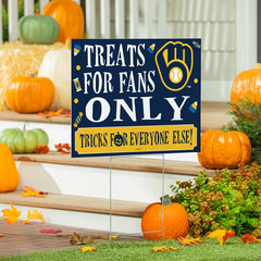 Milwaukee Brewers Yard Sign, Halloween Treats for Fans, MLB, Home