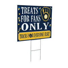 Milwaukee Brewers Yard Sign, Halloween Treats for Fans, MLB, Home