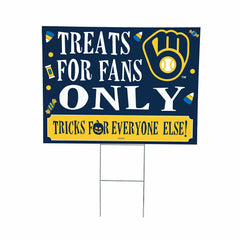 Milwaukee Brewers Yard Sign, Halloween Treats for Fans, MLB, Home