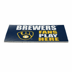 Milwaukee Brewers Fan Mat, 28"x16", MLB