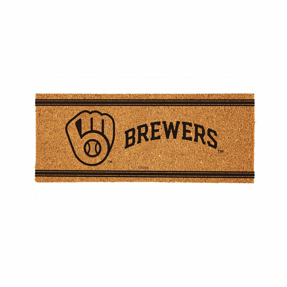 Milwaukee Brewers Extra Large One Color Coir Mat, 60"x24", MLB