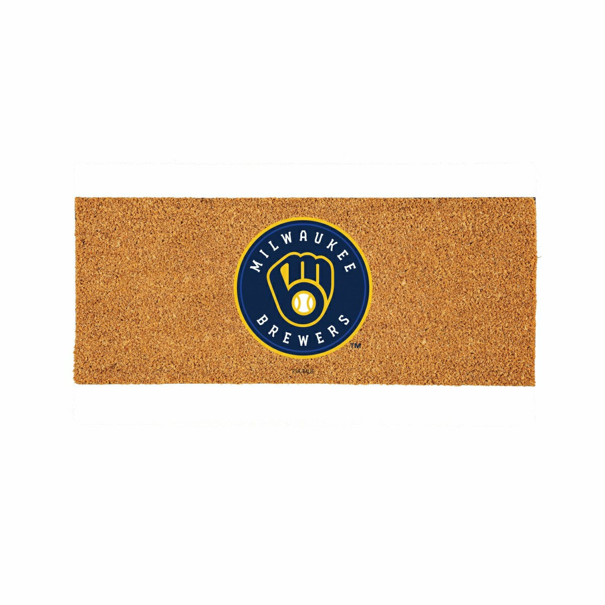 Milwaukee Brewers Extra Large Full Color Coir Mat, 60"x24", MLB