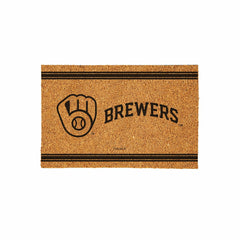 Milwaukee Brewers Large One Color Coir Mat, 36"x24", MLB
